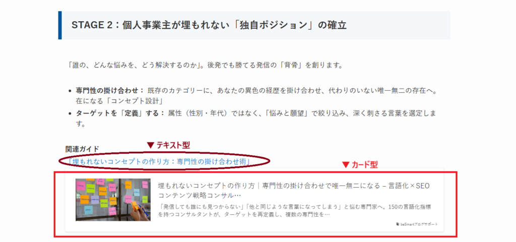 内部リンク戦略の解説図